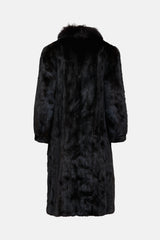 VSP Archive Shawl Collar Fur Coat