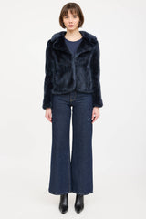 Reiss Faux Fur Collared Jacket