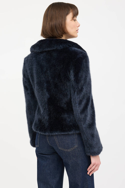 Reiss Faux Fur Collared Jacket