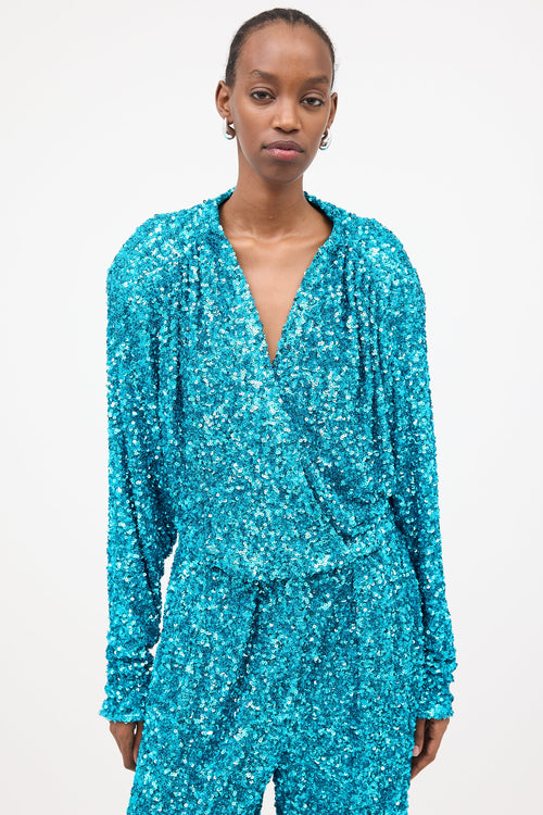 Remain Birger Christensen Sequin Aurelia Blouse
