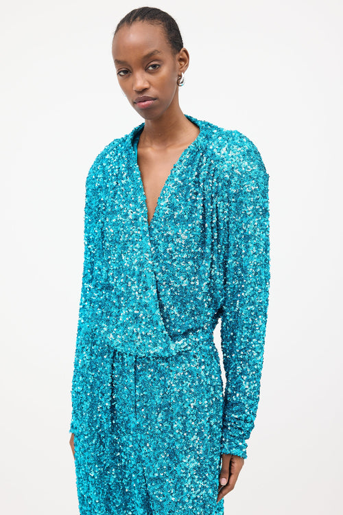 Remain Birger Christensen Sequin Aurelia Blouse