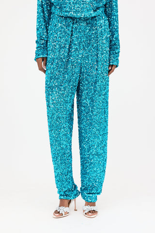 Remain Birger Christensen Sequin Pleated Trouser