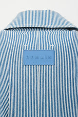 Remain Birger Christensen Striped Double Breasted Coat