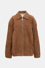 Remain Birger Christensen Suede Relaxed Bomber Jacket