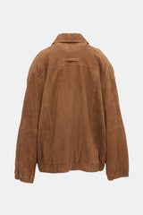 Remain Birger Christensen Suede Relaxed Bomber Jacket
