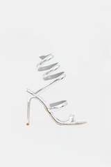 Rene Caovilla Metallic Leather Cleo Sandal