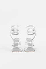 Rene Caovilla Metallic Leather Cleo Sandal