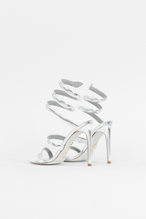 Rene Caovilla Metallic Leather Cleo Sandal
