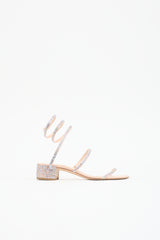 Rene Caovilla Leather Embellished Cleo Sandal