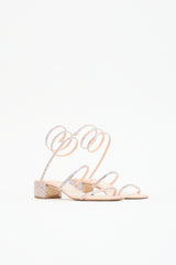 Rene Caovilla Leather Embellished Cleo Sandal