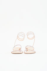 Rene Caovilla Leather Embellished Cleo Sandal