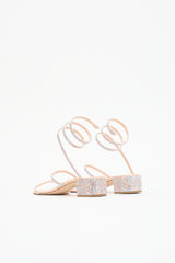 Rene Caovilla Leather Embellished Cleo Sandal