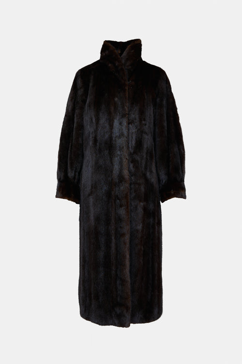 VSP ArchiveLong Paneled Fur Coat