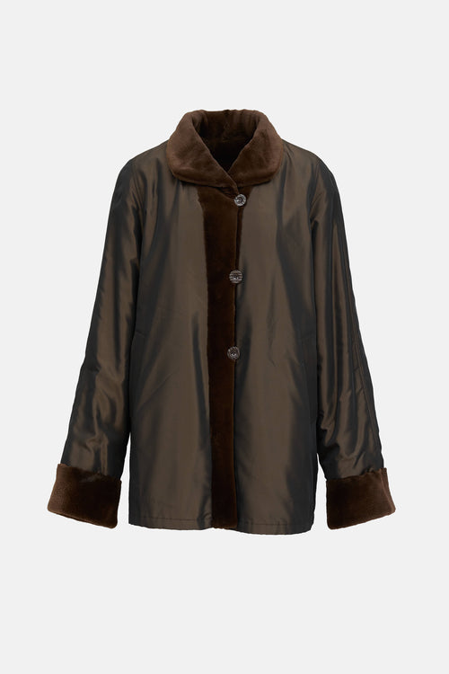 VSP ArchiveReversible Shearling Fur Coat