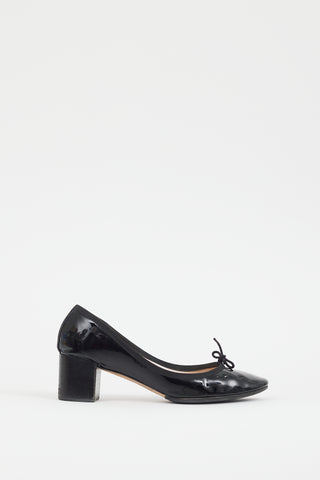 Repetto Black Patent Camille Leather Ballet Heel
