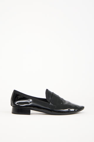 Repetto Black Patent Michael Loafer