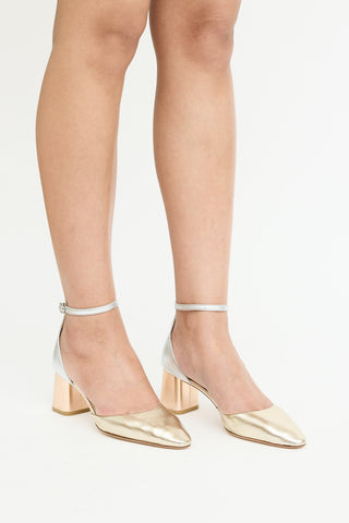 Repetto X Free People Vacation Day Metallic Heel
