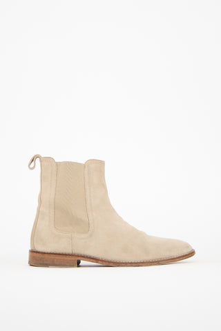 Represent Beige Suede Chelsea Boot