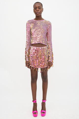 Retrofête Knit Sequin Co-Ord Set