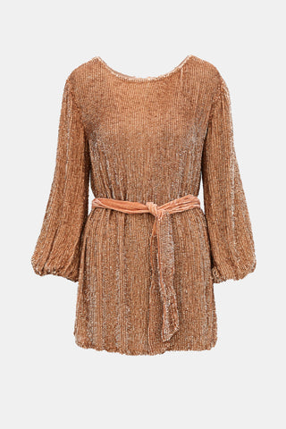 Retrofête Sequin Grace Mini Dress