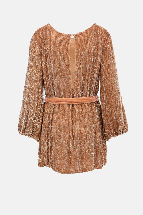 Retrofête Sequin Grace Mini Dress