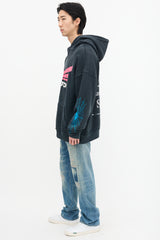 Rhude Black & Multi Rhonda Graphic Hoodie