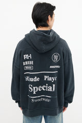 Rhude Black & Multi Rhonda Graphic Hoodie