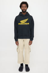 Rhude Overized Logo Hoodie