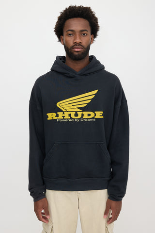 Rhude Overized Logo Hoodie