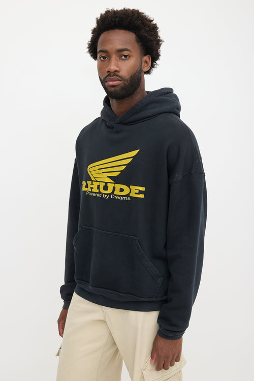 Rhude Overized Logo Hoodie