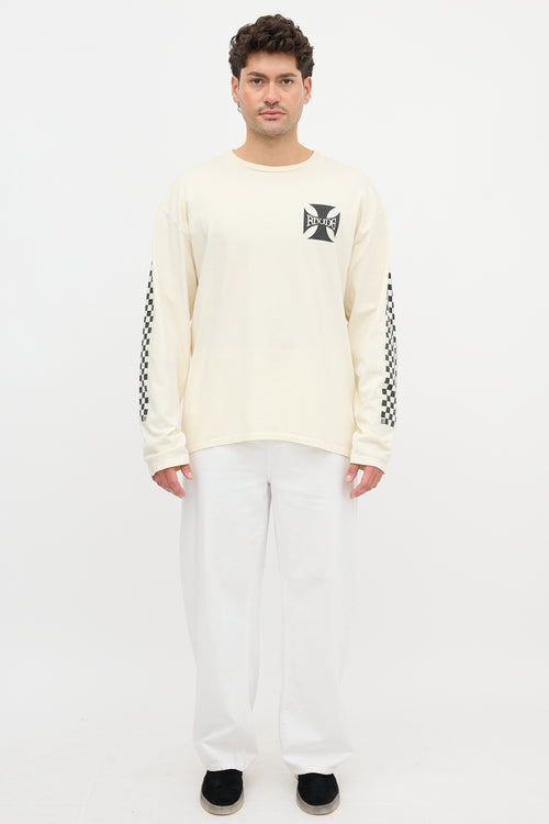 Rhude Printed Checkers T-Shirt