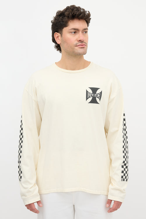 Rhude Printed Checkers T-Shirt
