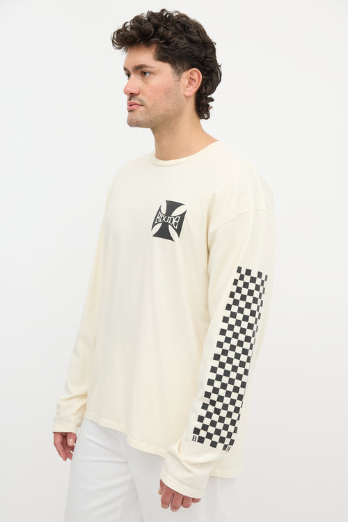 Rhude Printed Checkers T-Shirt