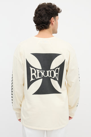 Rhude Printed Checkers T-Shirt