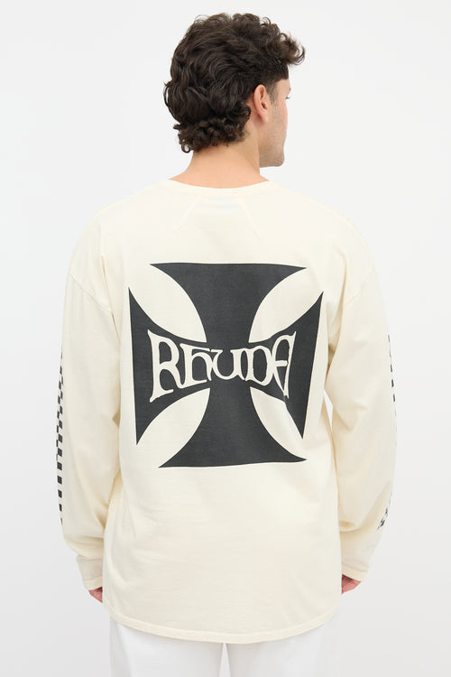 Rhude Printed Checkers T-Shirt