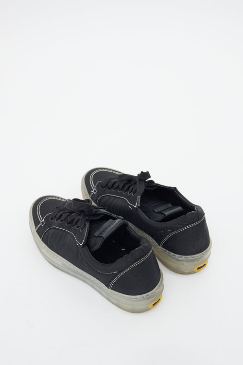 Rhude Lo Black Nylon Sneaker