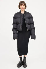 Rick Owens FW 2019 Cropped Down Jacket