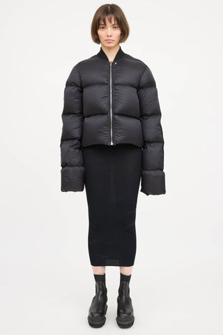 Rick Owens FW 2019 Cropped Down Jacket