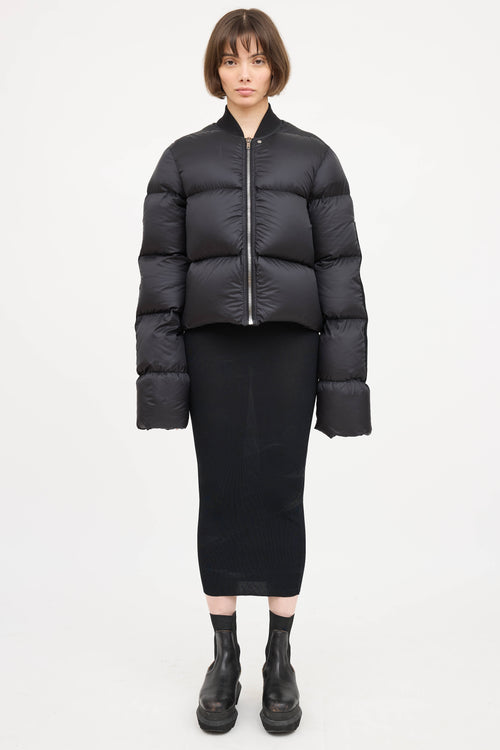 Rick Owens FW 2019 Cropped Down Jacket