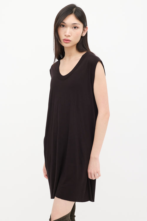 Rick Owens AW 2010 Black Sleeveless Dress