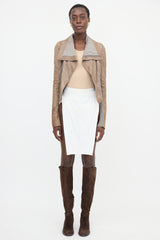 Rick Owens Aged Leather Jacket