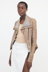 Rick Owens Aged Leather Jacket