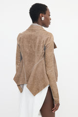 Rick Owens Aged Leather Jacket