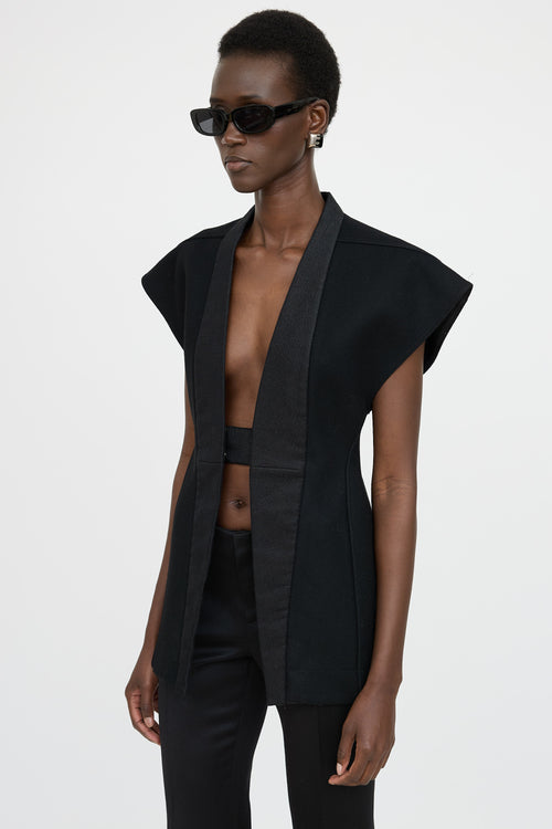 Rick Owens Wool Blazer Vest