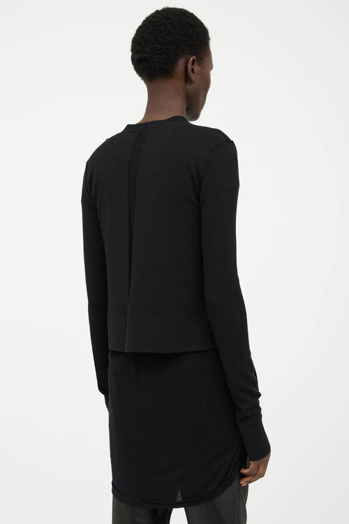 Rick Owens SS24 Open Front Cardigan