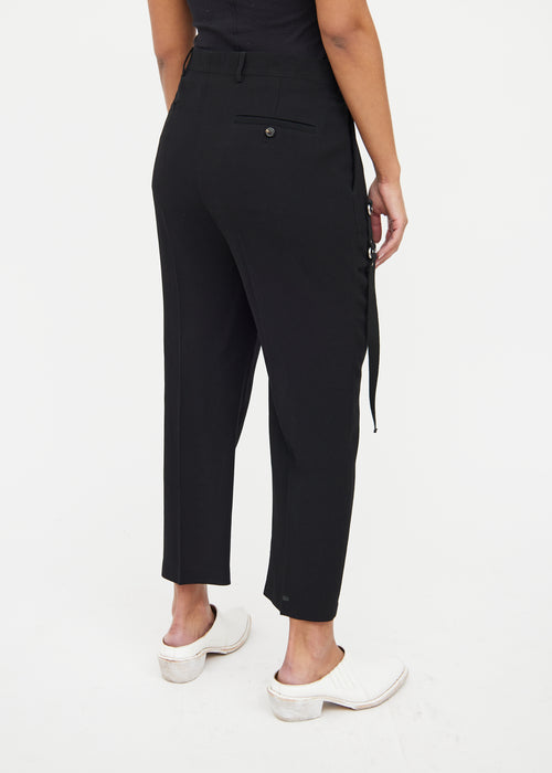 Rick Owens FW19 Black Larry Tapered Pant