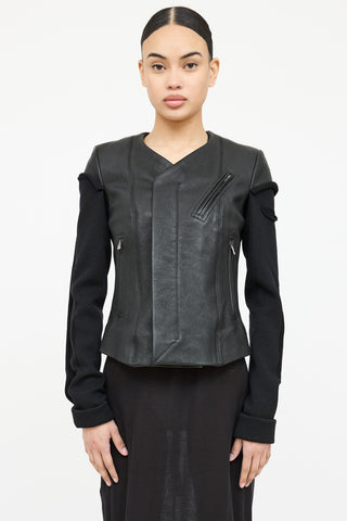 Leather & Wool Jacket