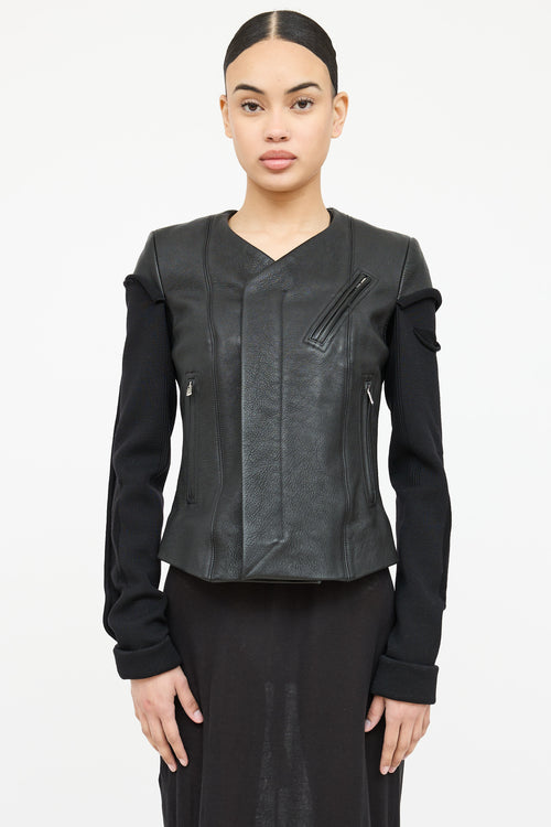 Leather & Wool Jacket