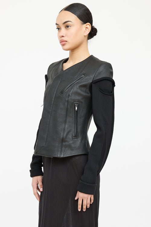 Leather & Wool Jacket