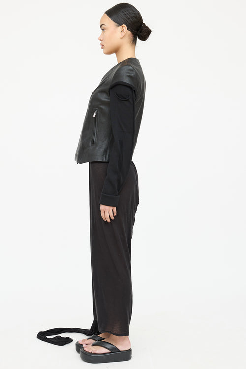 Leather & Wool Jacket